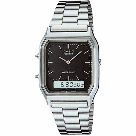 Montre Homme Casio EDGY COLLECTION - BLACK Noir Argenté