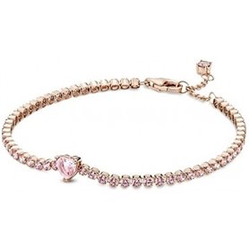 Bracelet Femme Pandora SPARKLING HEART TENNIS - SIZE 18