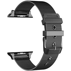 Bracelet à montre Cool Apple Watch Series 1/2/3/4/5/6/7/SE (42-44 mm) Noir