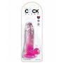 Dildo Pipedream King Cock Clear TPE Rose