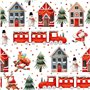 Nappe enduite antitache Belum Merry Christmas Multicouleur 100 x 140 cm