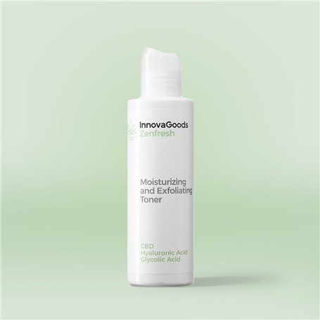 Tonique Hydratant et Exfoliant pour le Visage CBD Zenfresh InnovaGoods 150 ml