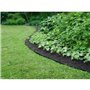 Bordure de jardin en caoutchouc recyclé - GARDEN ID Eco Border - 5 m H10 cm - Indestructible - Flexible, pose droite ou 