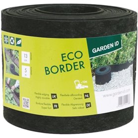 Bordure de jardin en caoutchouc recyclé - GARDEN ID Eco Border - 5 m H13 cm - Indestructible - Flexible