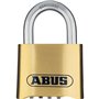 Cadenas a combinaison - ABUS - 180IB/50 B/DFNLI - Corps laiton forgé - Anse inox - Code numérique a quatre chiffres