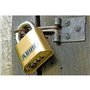 Cadenas a combinaison - ABUS - 180IB/50 B/DFNLI - Corps laiton forgé - Anse inox - Code numérique a quatre chiffres