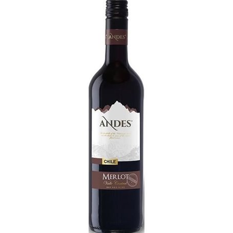 Andes Valle Central 2021 Merlot - Vin rouge d'Italie