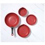 Batterie de cuisine - ARTHUR MARTIN - AMR28 - Set de 3 casseroles - 16-18-20 cm + 1 poignée amovible - Tous feux dont in