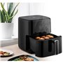 Friteuse sans huile  ARTHUR MARTIN - Airfryer 5 L- 1400 W - Ecran tactile - 7 pré-réglages de cuisson - Noir