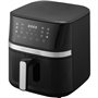 Friteuse sans huile  ARTHUR MARTIN - Airfryer 6,6 L- 1600 W - Ecran tactile - 7 pré-réglages - Noir