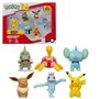 Pack 6 Figurines Pokémon - BANDAI - JW3614 - 5 cm - Combats Pokémon