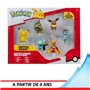 Pack 6 Figurines Pokémon - BANDAI - JW3614 - 5 cm - Combats Pokémon