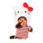 Peluche Monchhichi Hello Kitty - BANDAI - Douce peluche