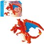 Figurine Pokémon Dracaufeu (Charizard) - BANDAI - Nanoblock - Figurine en Briques 860 pieces - Kit Construction - NBPM80