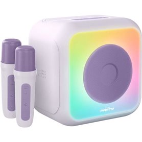 Enceinte karaoké lumineuse - BIGBEN - Lavande - Bluetooth