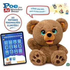 Peluche interactive - GIOCHI PREZIOSI - Ours créateur d'histoires Poe - a partir de 4 ans - LAY00