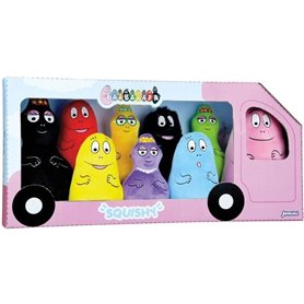 Coffret 9 Peluches Barbapapa +/- 15 cm - JEMINI - Inclut Barbapapa