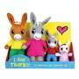 Coffret Peluche Trotro et Famille +/- 15 cm - JEMINI - Trotro