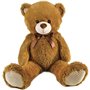 Ours en Peluche Marron avec Noeud +/- 100 cm - PLANET PLUCH - Magnifique ours de 1 metre en peluche douce.