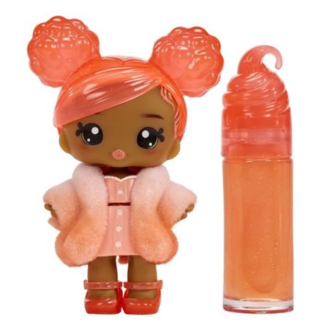 Yummiland - 1 poupée 10 cm et un gloss pailleté a créer - Piper - Goût Peche - Des 4ans