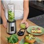 Mini blender - LIVOO - DOP240 - 600 ml - 300 W - Acier inoxydable / Noir