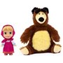 Coffret poupée et peluche - MASHA AND THE BEAR - Masha 12 cm et Michka 20 cm - a partir de 3 ans - MHA21