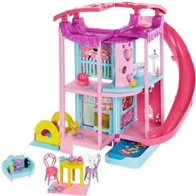 MATTEL L'incroyable Maison de Chelsea et ses animaux Barbie