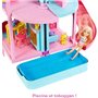 MATTEL L'incroyable Maison de Chelsea et ses animaux Barbie, 50 cm