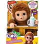 Mon Bébé Singe - MOOSE TOYS - LITTLE LIVE PETS - Singe interactif avec accessoires