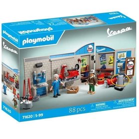 PLAYMOBIL - 71620 - Vespa Garage rétro