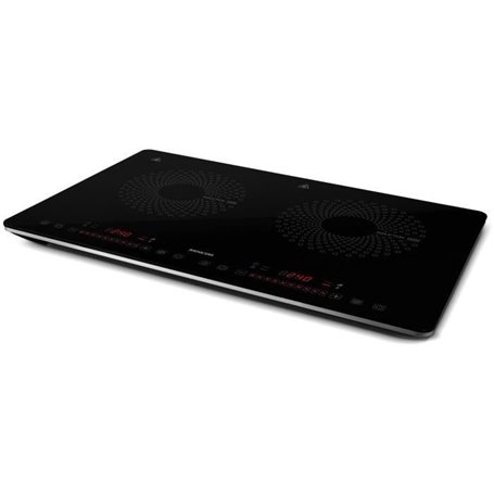 Plaque de cuisson a induction - SENCOR - SCP 4501BK - 3400 W - 2 foyers - Ultra fin - Noir