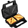 Appareil a croque-monsieur 4 en 1 - SENCOR - SSM 9940SS - 900 W - 4 plaques - Boîtier CoolTouch - Argent