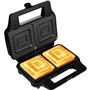 Appareil a croque-monsieur 4 en 1 - SENCOR - SSM 9940SS - 900 W - 4 plaques - Boîtier CoolTouch - Argent