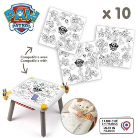 Smoby - Recharge Coloriages pour la Kid table créative - 10 feuilles de coloriages Pat' Patrouille