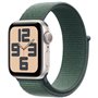 Apple Watch SE GPS - 40mm - Boîtier Starlight Aluminium - Bracelet Lake Green Sport Loop