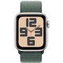 Apple Watch SE GPS - 40mm - Boîtier Starlight Aluminium - Bracelet Lake Green Sport Loop