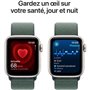Apple Watch SE GPS - 40mm - Boîtier Starlight Aluminium - Bracelet Lake Green Sport Loop