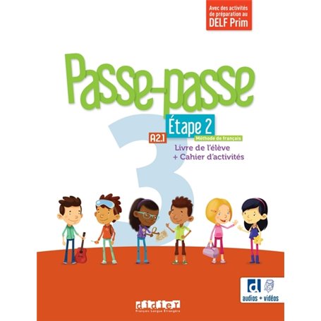 Passe-passe 3 - Niv. A2.1 - Étape 2 - Livre + Cahier + didierfle.app