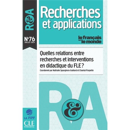 Recherche et applications no 76