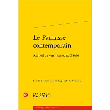 Le Parnasse contemporain