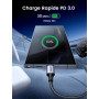 UGREEN Câble USB C vers USB C PD Charge Rapide 60W Câble USB Type C Nylon Tressé (2M)