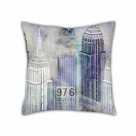 Housse de coussin Pierre Cardin Skyline 30 x 50 cm