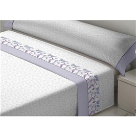 Jeu de draps Tejidos Reina Dulceida Mauve Lit king size