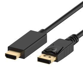 Ewent EC1432 câble vidéo et adaptateur 3 m DisplayPort HDMI Type A (Standard) Noir