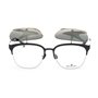 Monture de Lunettes + Lunettes de Soleil Belstaff HATCHER-NEGRO-DORADO-W Ø 55 mm Clip On