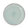 Assiette plate Quid Vita Aqua Turquoise Céramique Ø 27 cm (12 Unités)