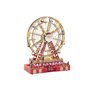 Décorations de Noël DKD Home Decor Roue à eau Rouge Multicouleur Résine Noël 38 x 17 x 49 cm