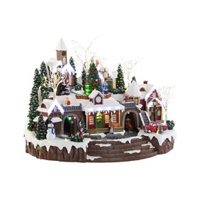 Décorations de Noël DKD Home Decor Multicouleur Résine 47 x 35 x 33 cm