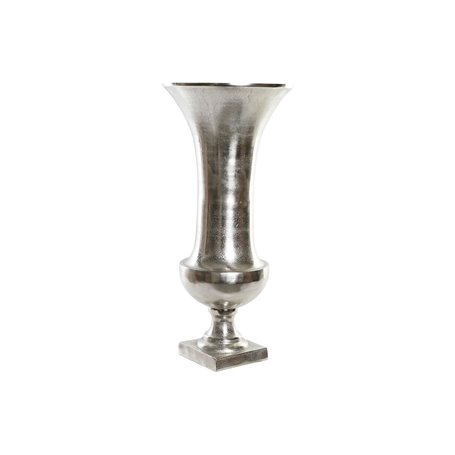 Vase Home ESPRIT Argenté Aluminium Moderne Verre 28