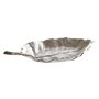Centre de Table Home ESPRIT Argenté Aluminium Feuille d'une plante 37 X 18 X 4 cm